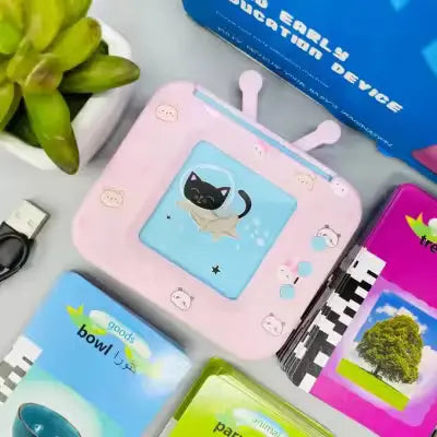 Education English Talking Flash Cards Learning Machine With Sound For Kids My Store