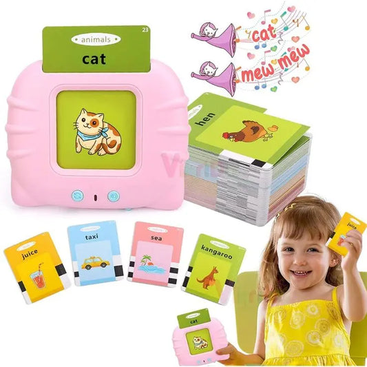 Education English Talking Flash Cards Learning Machine With Sound For Kids My Store